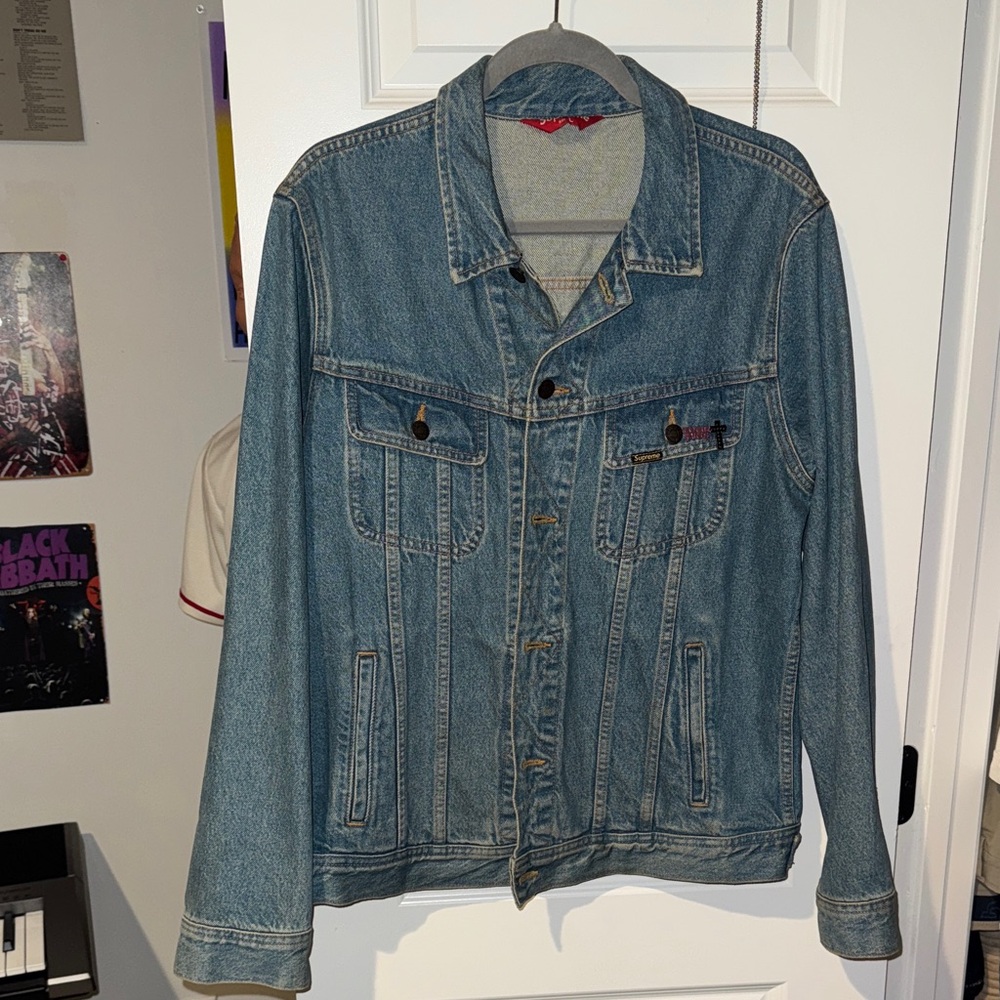 Supreme x Black Sabbath Denim Trucker Jacket